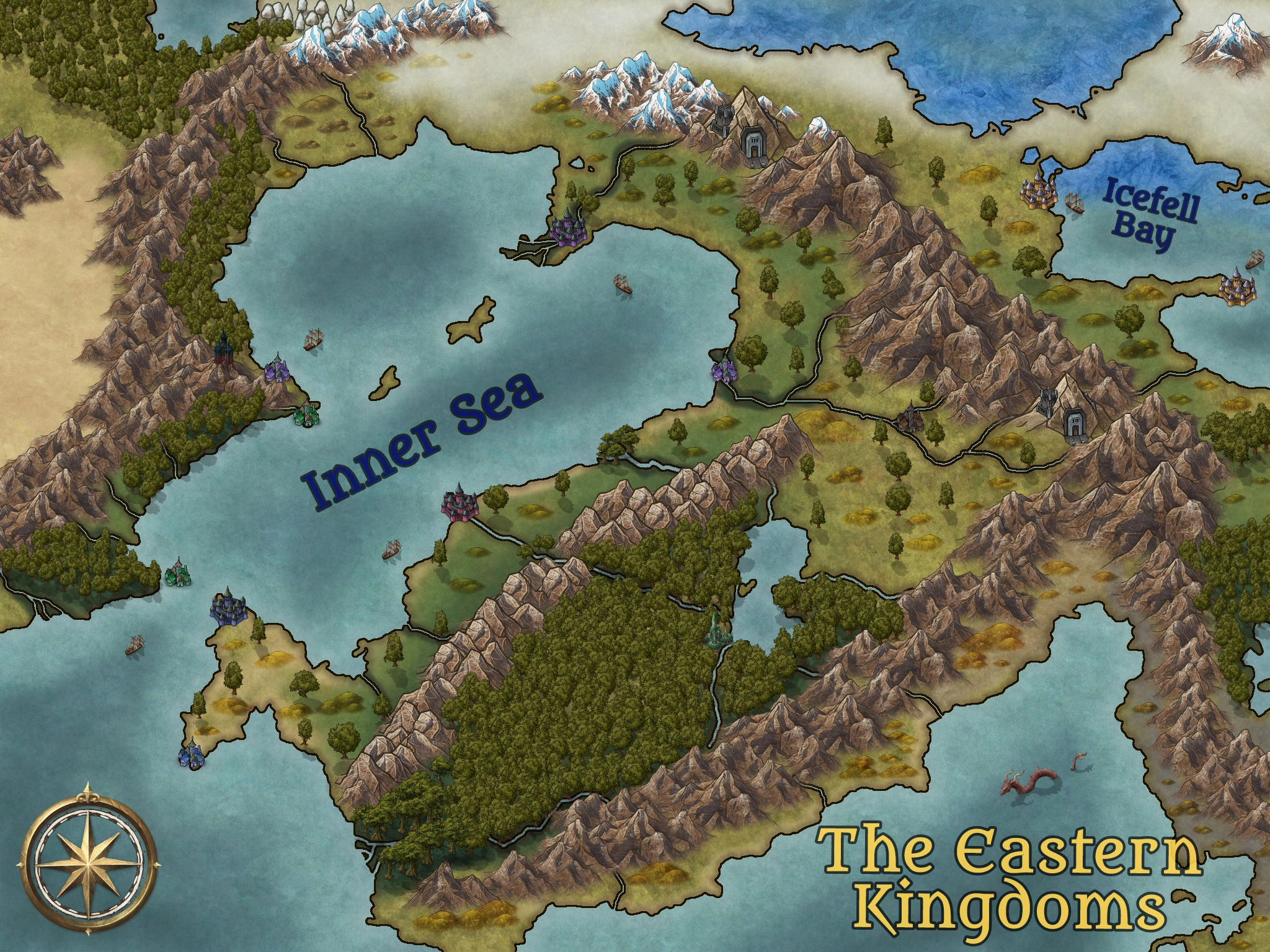 The Eastern Kingdoms Base Map Image