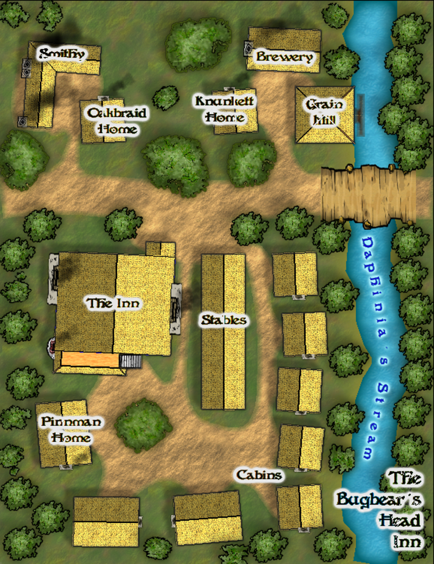 The Bugbear's Head Inn Base Map Image